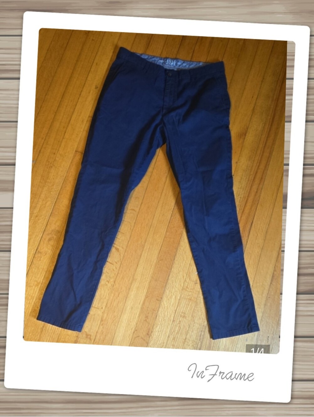 Joseph Abboud Deep Blue Chinos Size 34/32